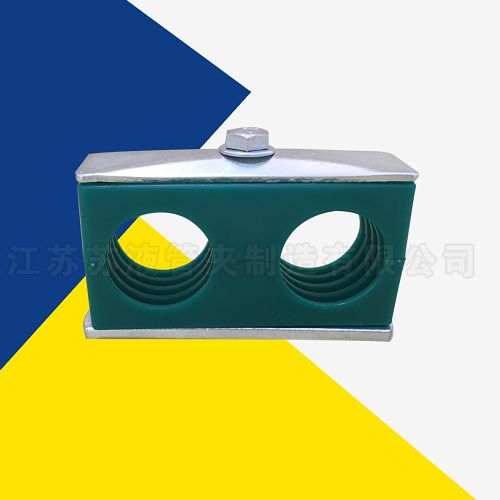 雙聯雙孔塑料管夾
